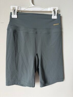 Gymshark X Whitney Simmons High-Waist Gray Bike Shorts